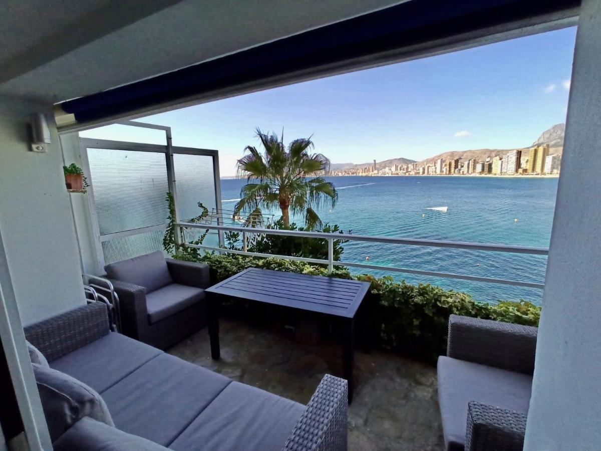 Estudio Primera Linea Con Acceso Privado Al Mar 베니돔 외부 사진