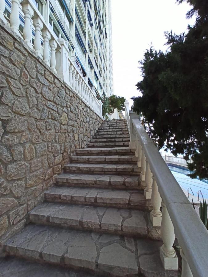 Estudio Primera Linea Con Acceso Privado Al Mar 베니돔 외부 사진