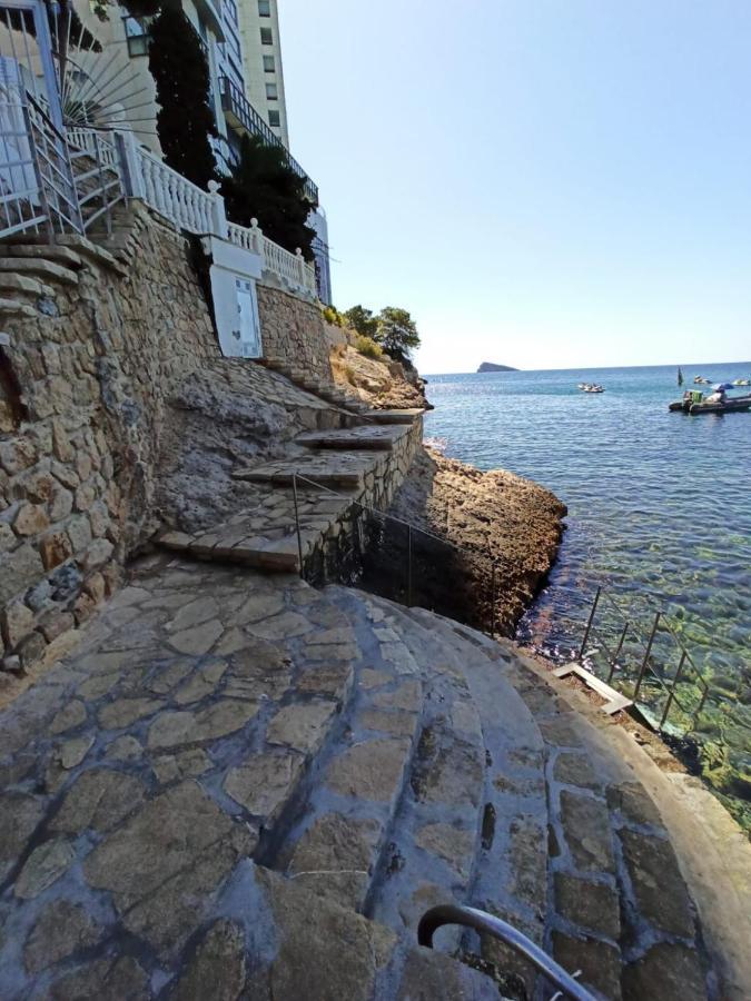 Estudio Primera Linea Con Acceso Privado Al Mar 베니돔 외부 사진